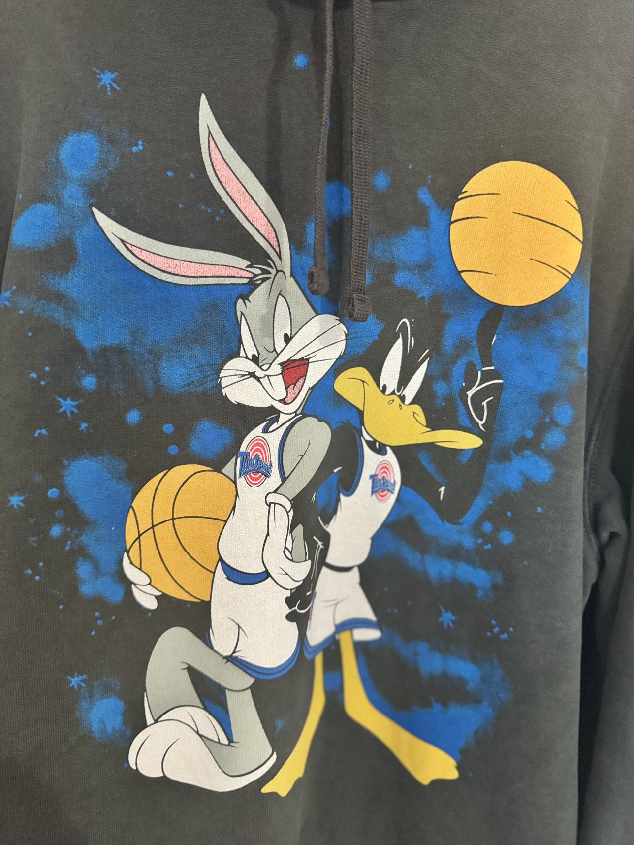 Tailgate Space Jam Washed Grey Hoodie (Medium) image indicator(5)
