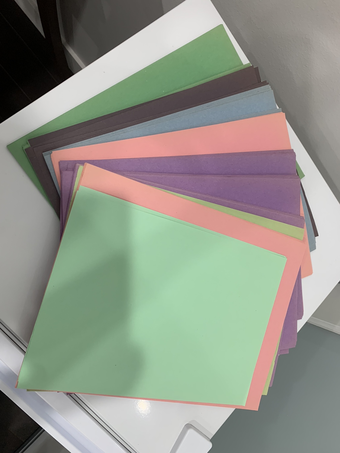 Assorted Colour Construction  Paper #freecycle