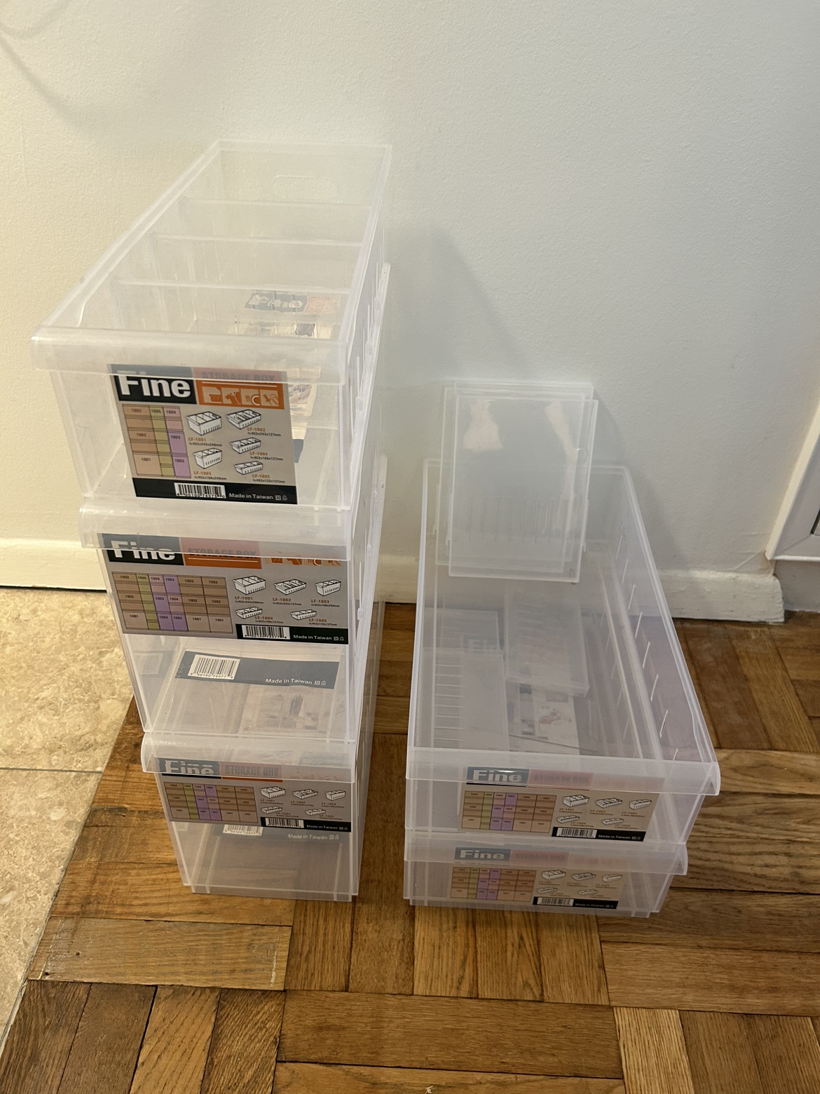 Clear Storage Boxes