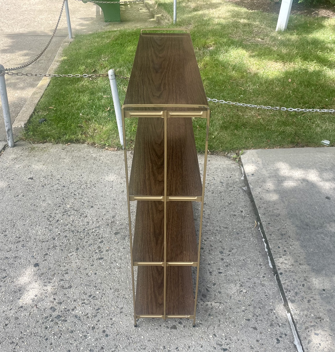 MCM Paul McCobb Style Vintage 4 Tier Metal Bookshelf - photo 5
