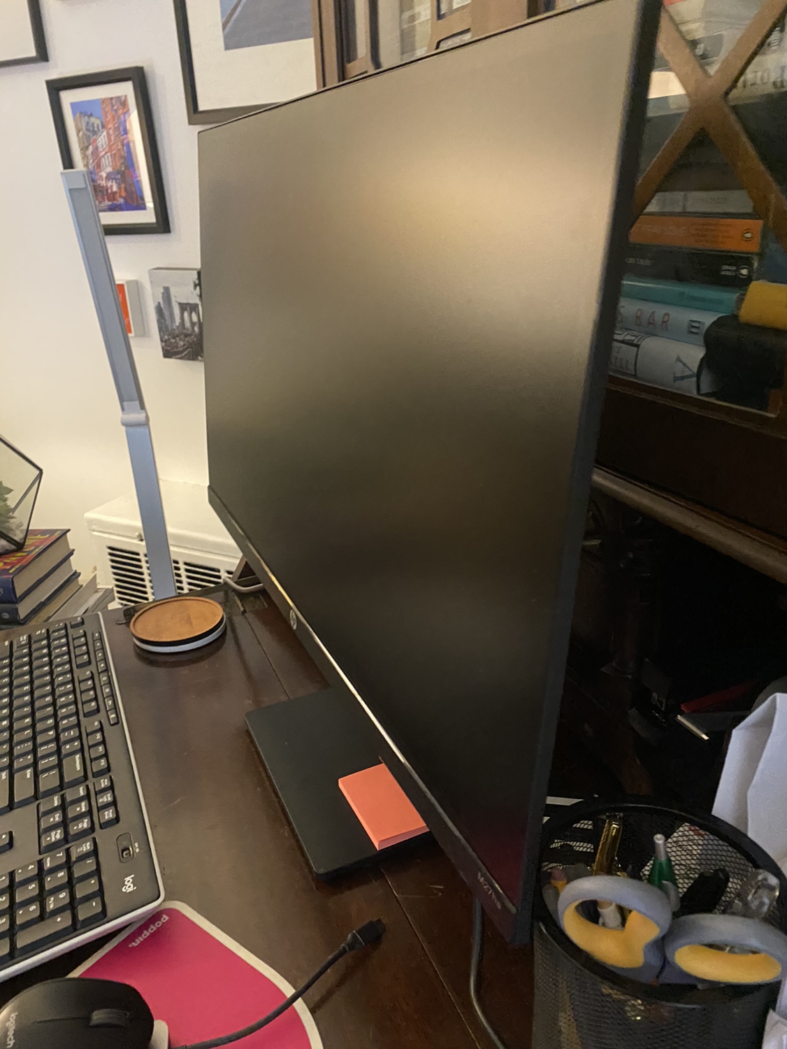 HP M27ha desktop Monitor (+keyboard and wireless mouse for free) image indicator(2)