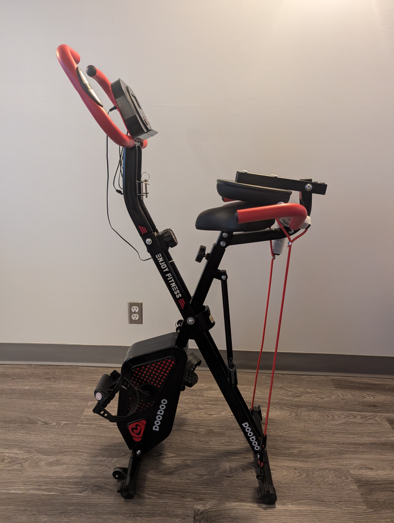 4-IN-1 Folding Exercise Bike for Home Workout - photo 2