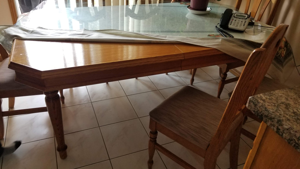 SOLID OAK HARVEST TABLE - photo 2