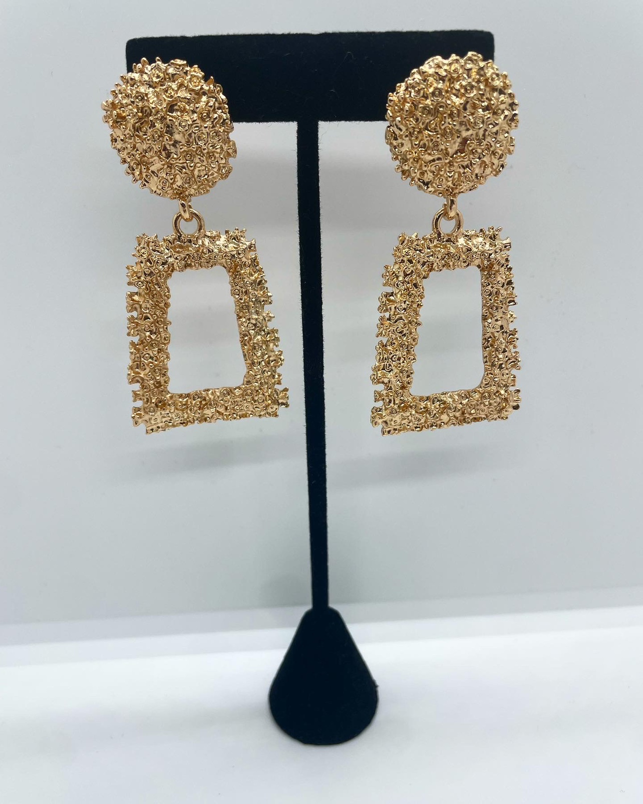Gold and Silver Statement Fashion Earrings image indicator(5)