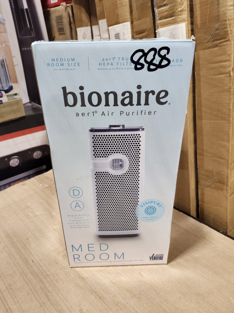 Bionaire Aer1 White Mini Tower with True HEPA Filtration image indicator(5)