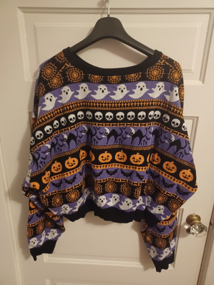 Halloween Crop Sweater image indicator(2)