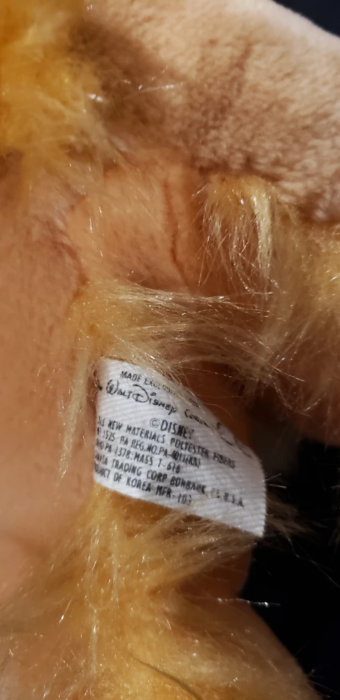 $25 vintage walt Disney  lady and tramp plush 17" image indicator(7)