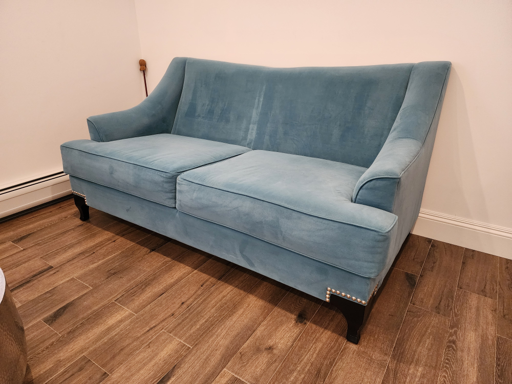 2 seats fabric sofa