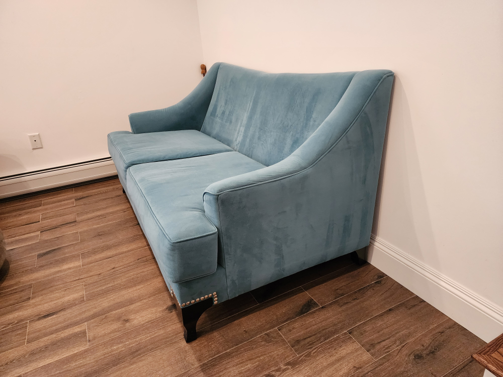 2 seats fabric sofa - photo 2