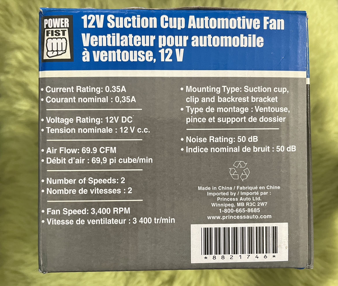 12V Suction Cup Automatic Fan image indicator(2)