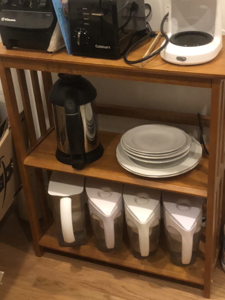 Wooden shelf #freecycle