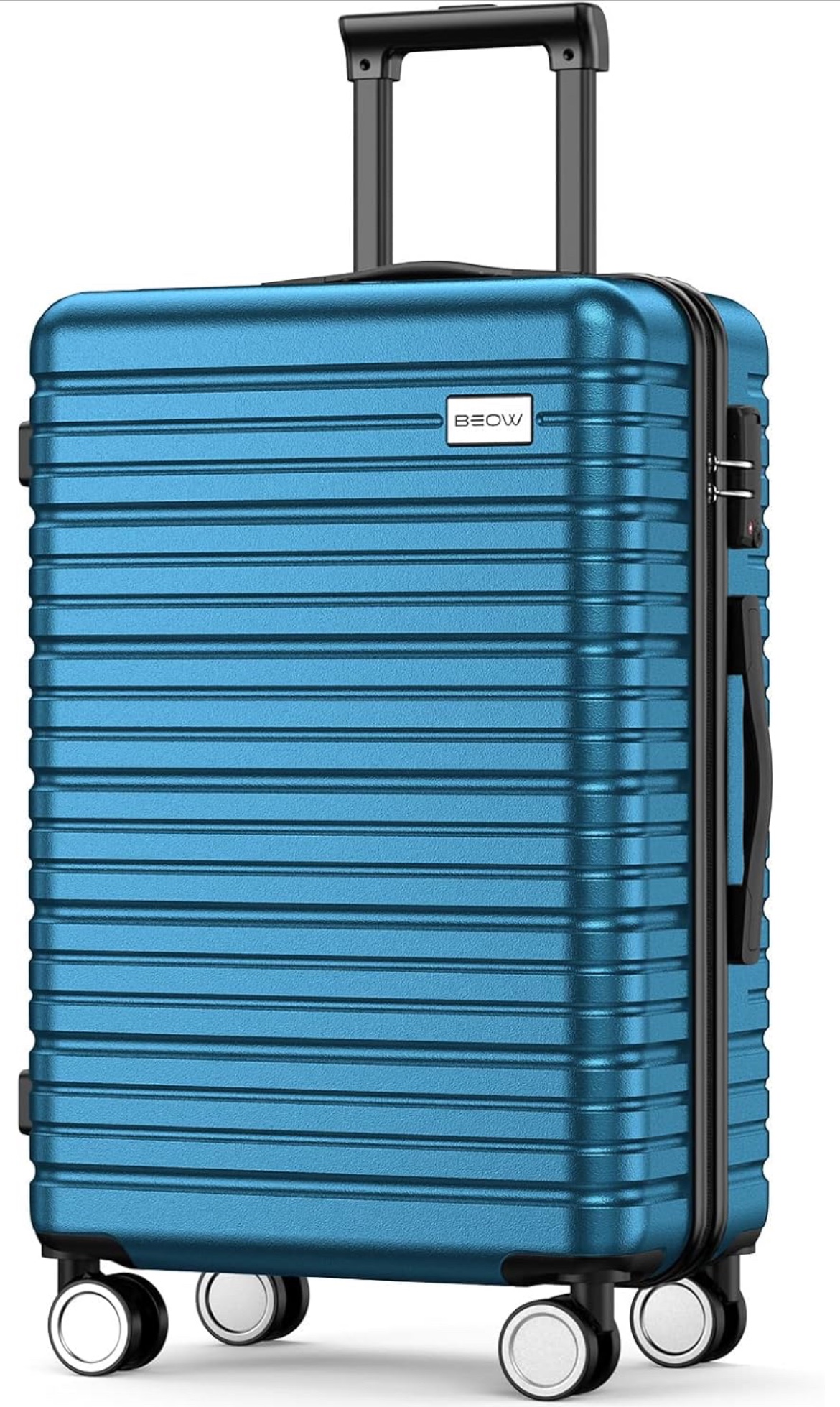 24 inch hard side suitcase with double spinner wheel