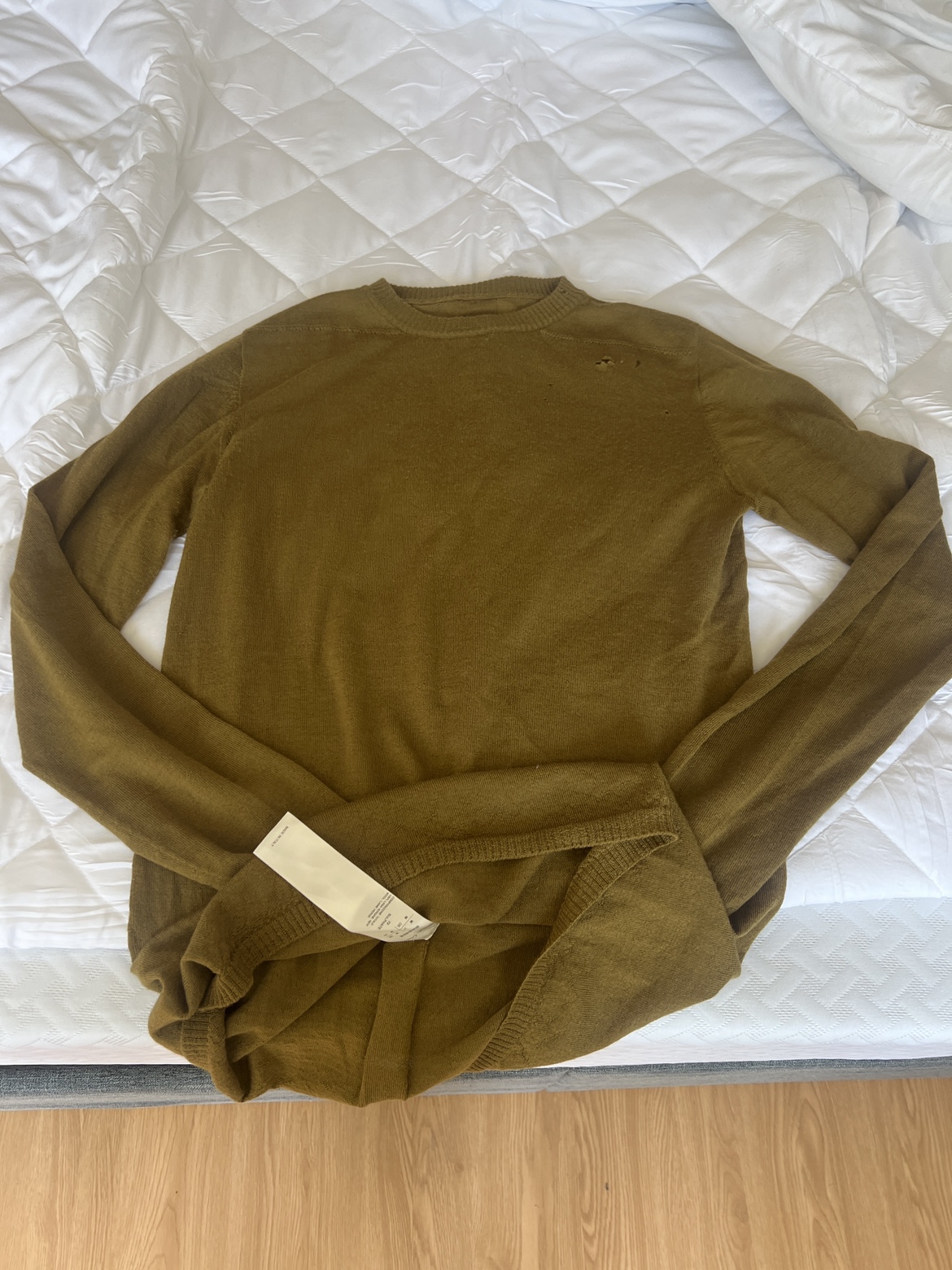 Rick Owen’s virgin wool sweater