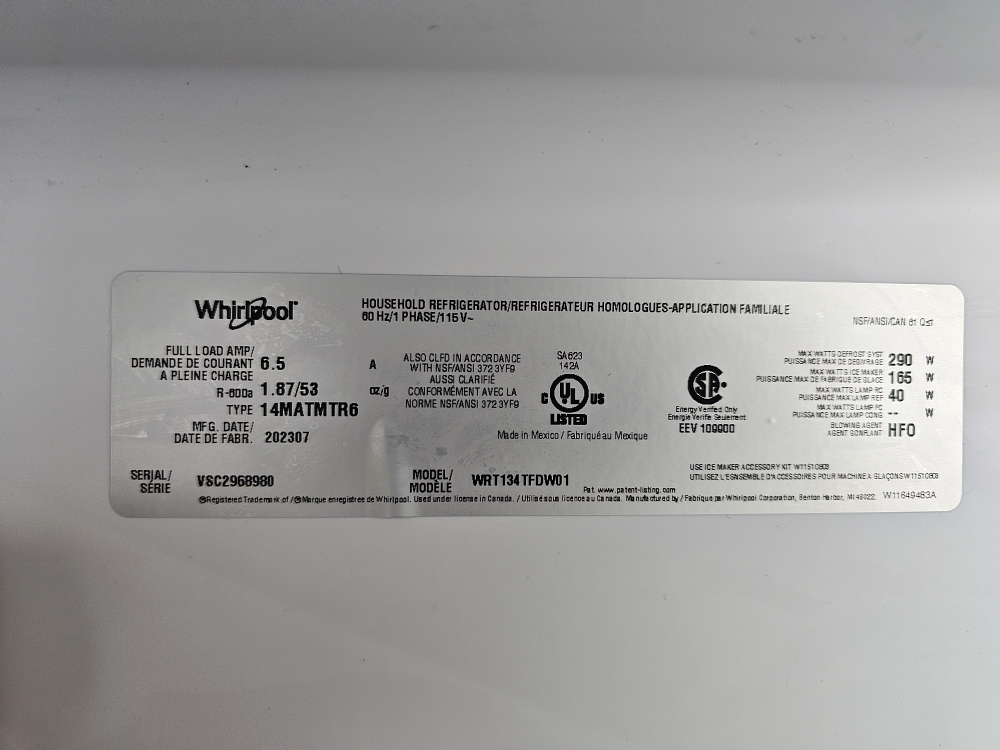 Whirlpool Refrigerator- Hardly 1 year old - photo 2