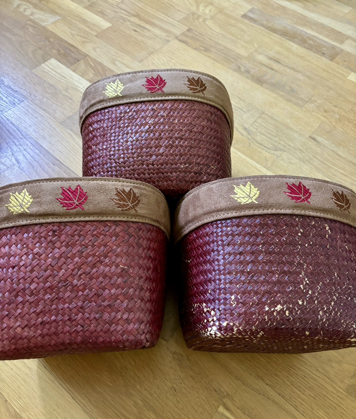 Woven storage baskets $2 each image indicator(2)