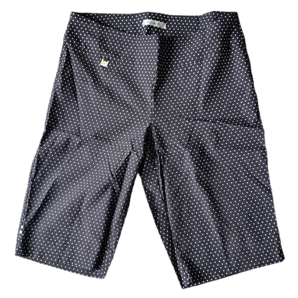 Tummy Control Casual polka dot Women's Shorts. Size 12