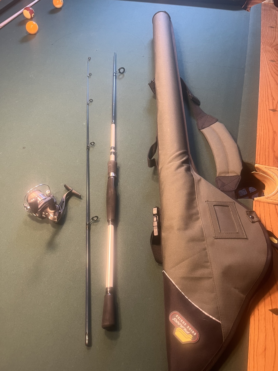 fishing bag and finshing rod - photo 3