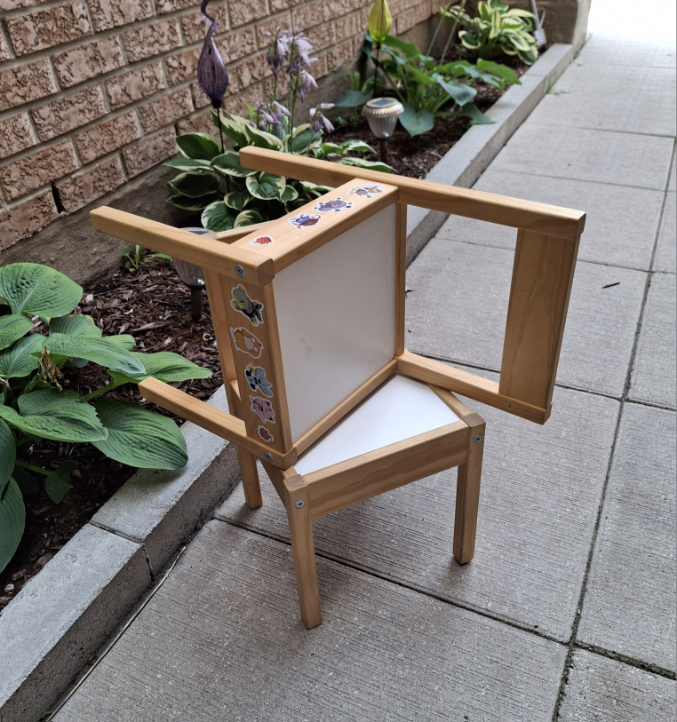 Set of two Wooden kindergarten children chairs image indicator(2)