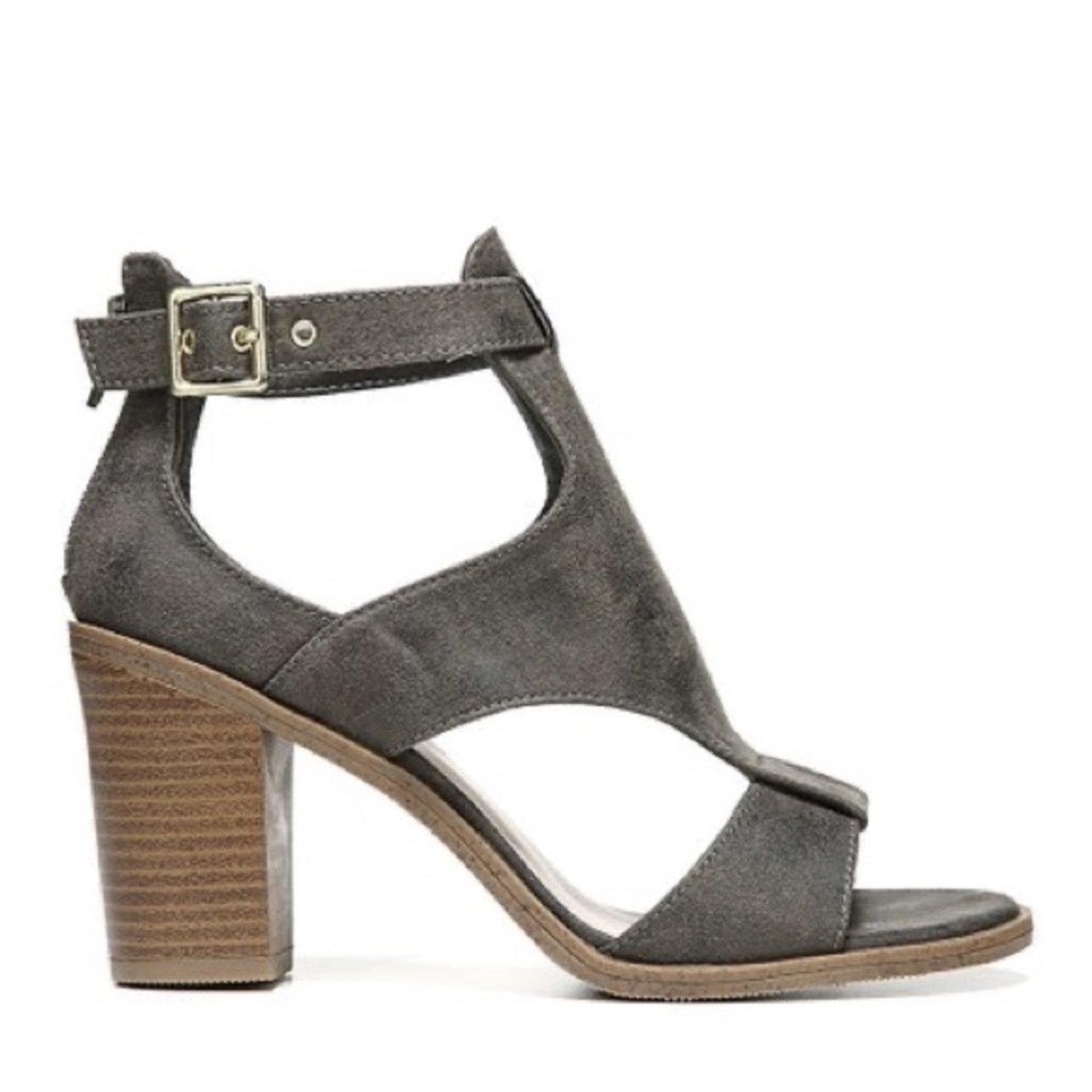 New Fergalicious high heel chunky heel sandals Size 8.5 image indicator(2)