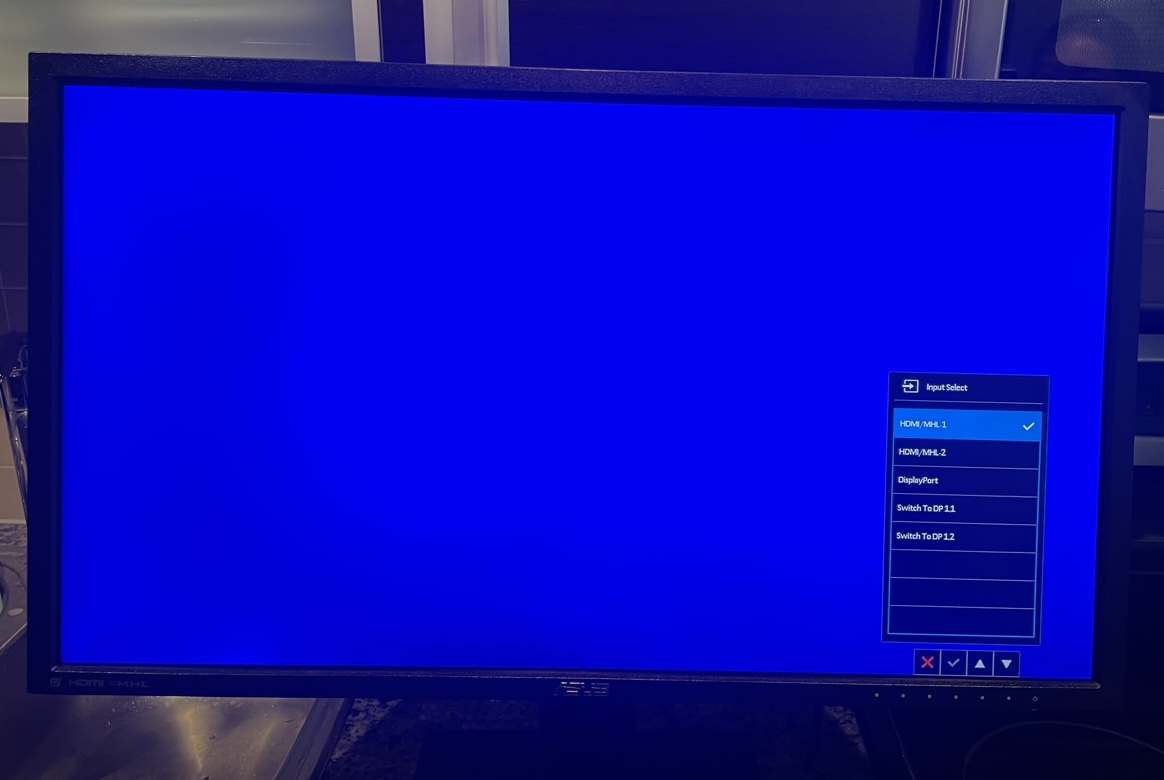 28” ASUS LCD monitor 4K UHD with stand image indicator(3)