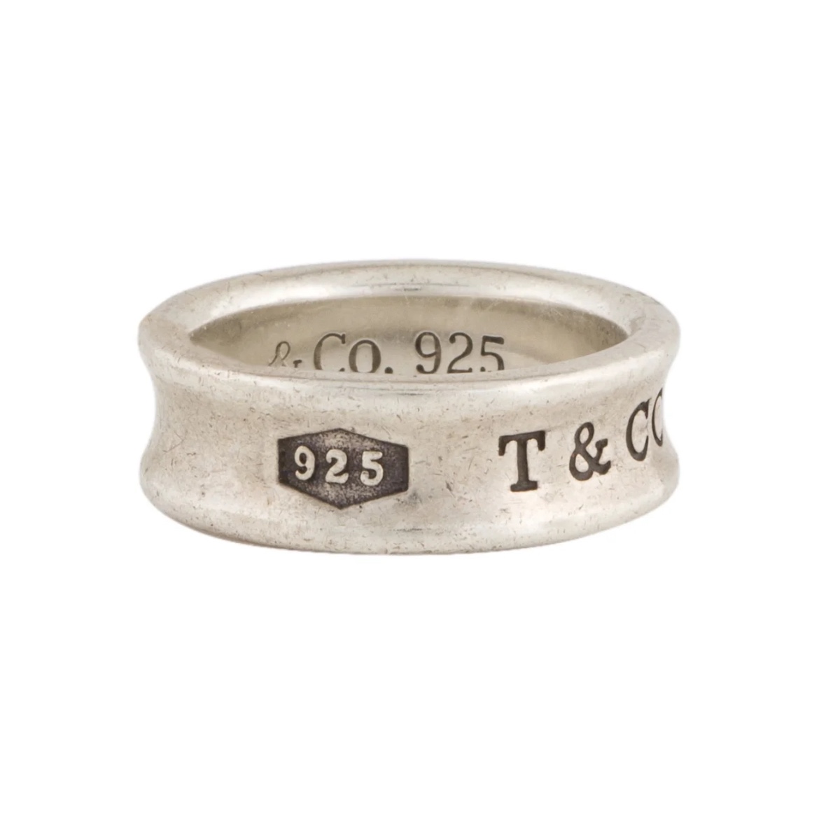 Tiffany & Co 925 Silver 1837 Ring, Size 4 image indicator(2)