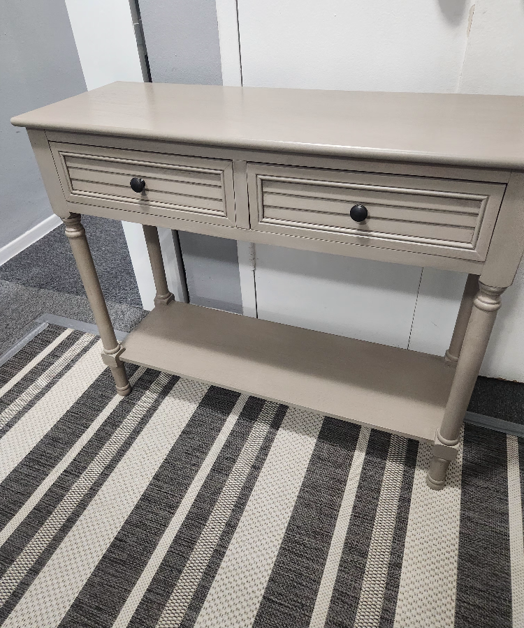 wood console table new 35"/29"/13"