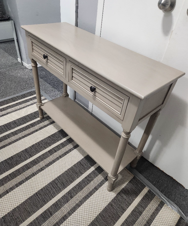 wood console table new 35"/29"/13" - photo 2
