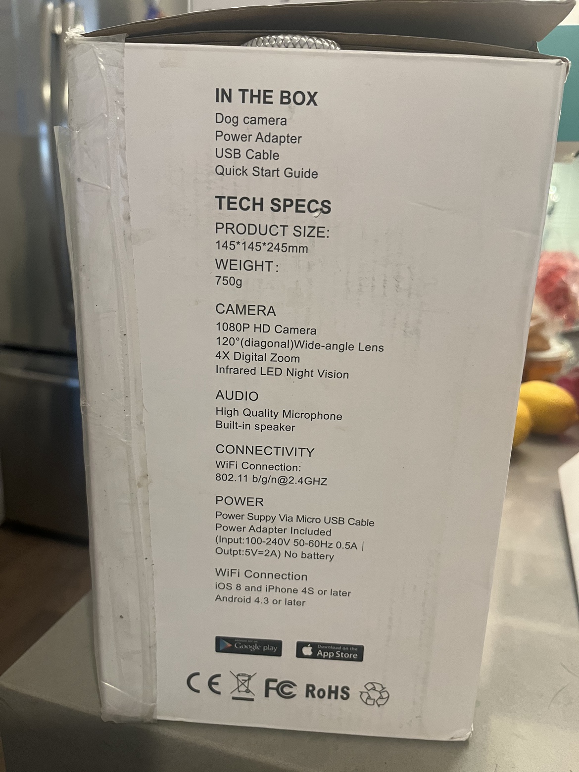 SKYMEE Pet Camera Treat Dispenser, Audio/Night Vision image indicator(5)