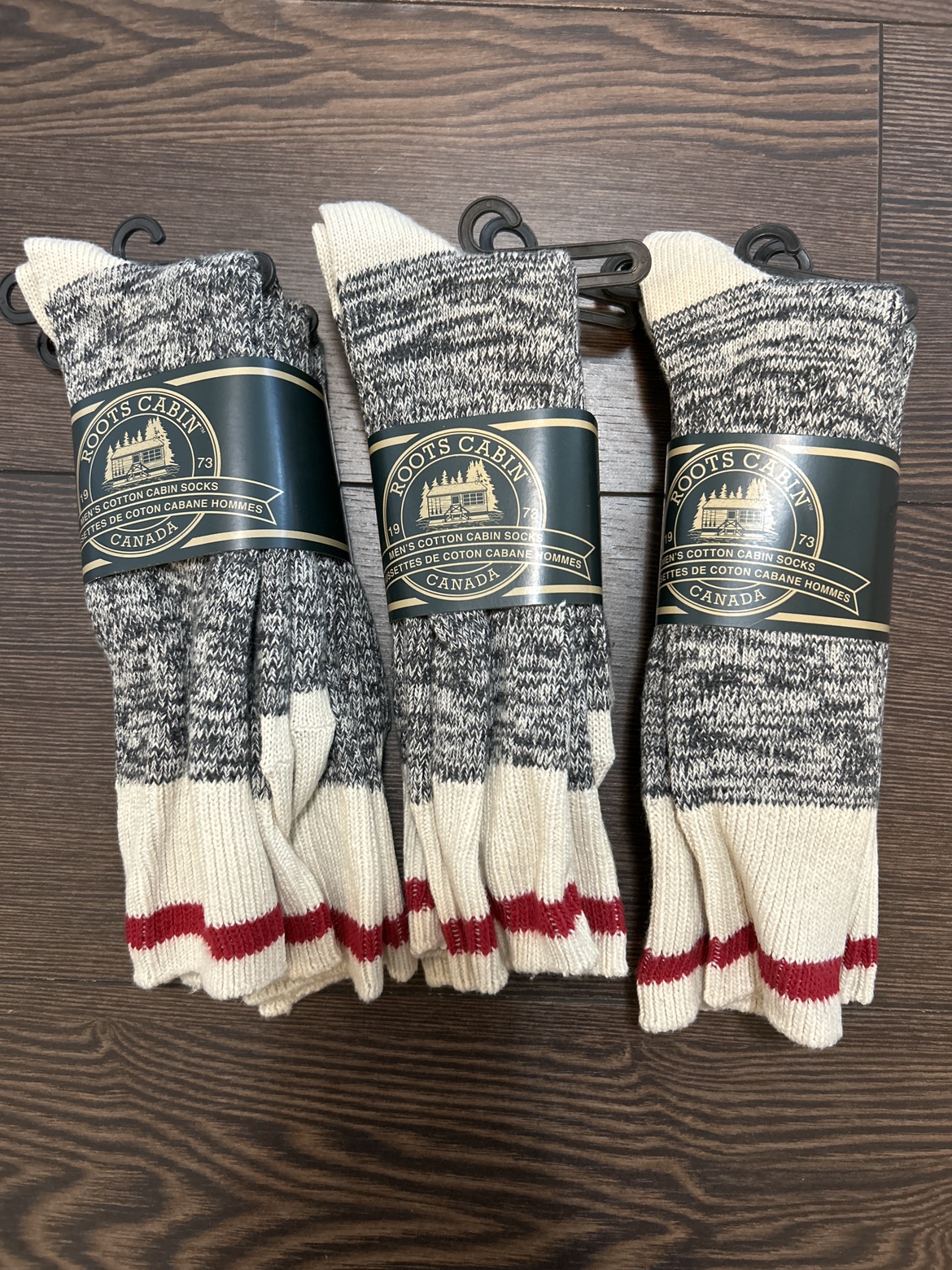 Roots cabin socks (3 for $20)