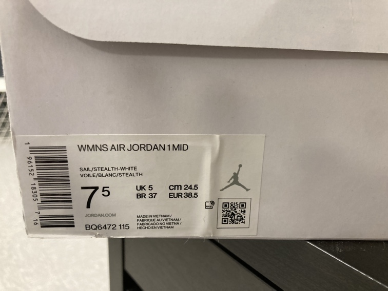 Jordan 1 Mid W7.5 - photo 5