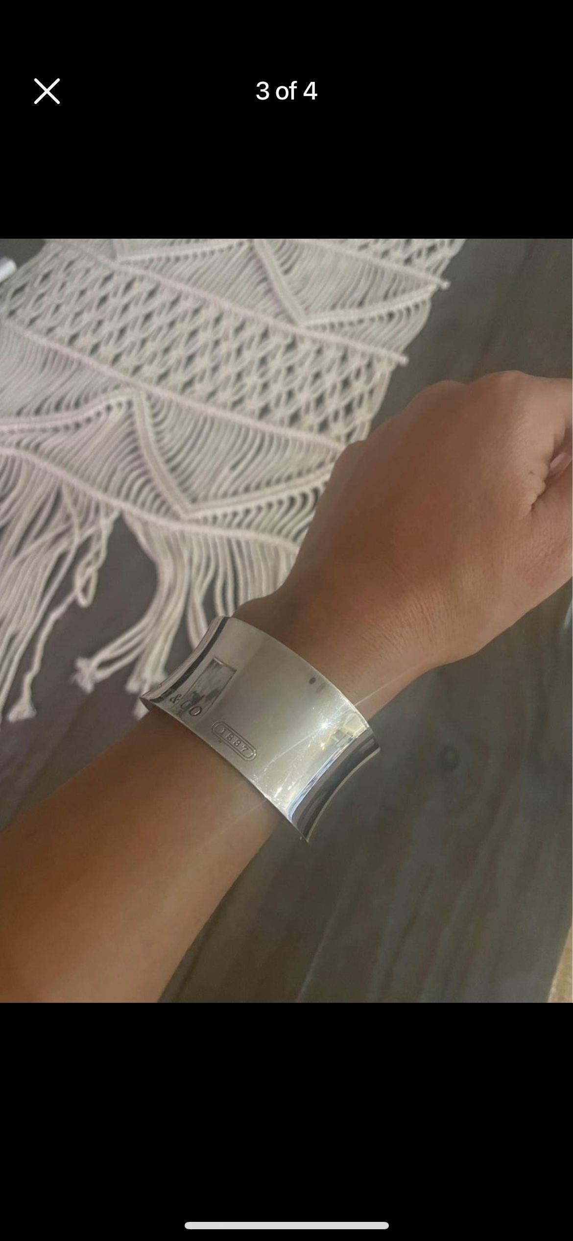 Tiffany & Co.  solid silver bangle bracelet