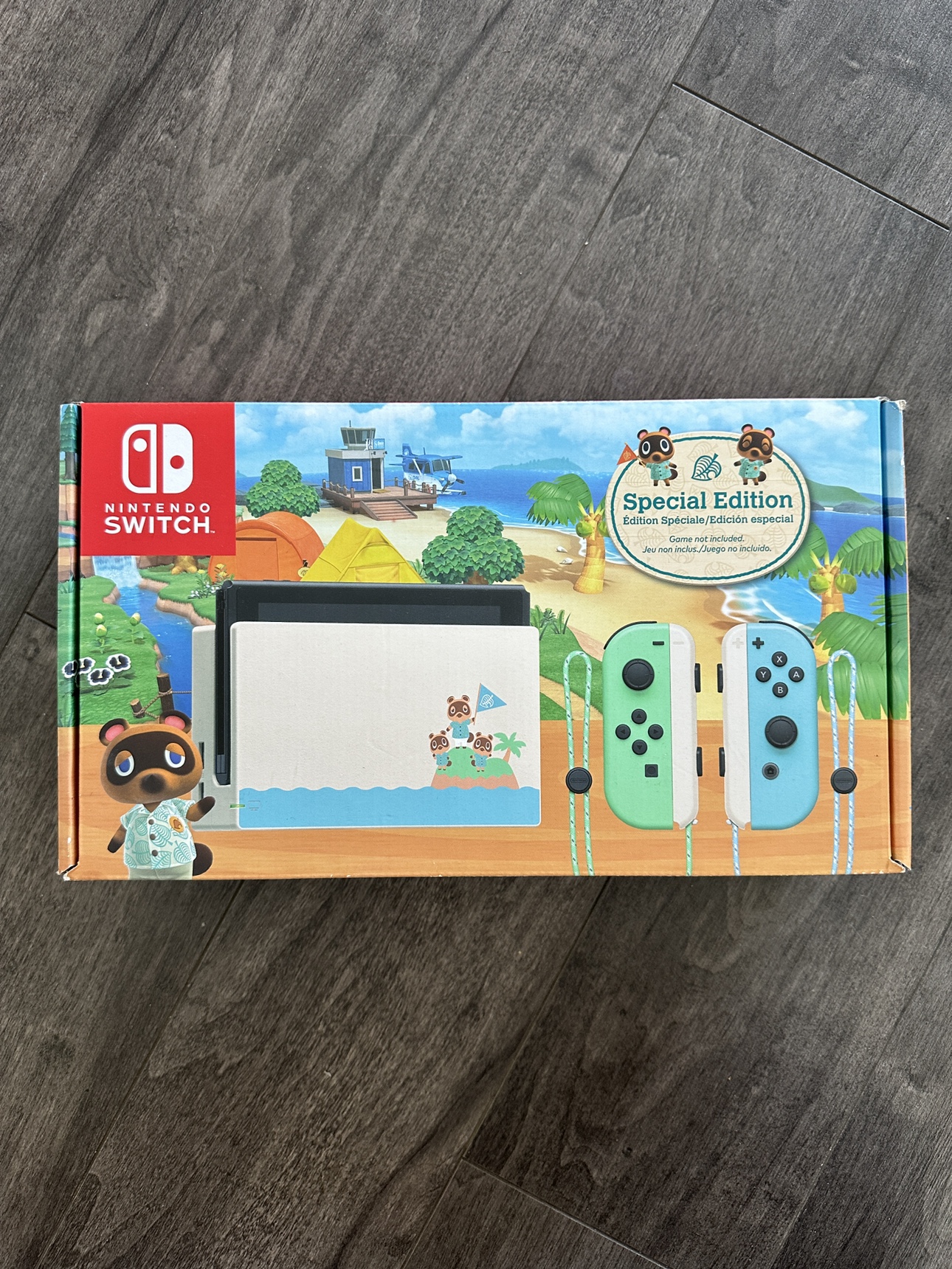 NIB Nintendo Switch - Animal Crossing Special Edition thumbnail