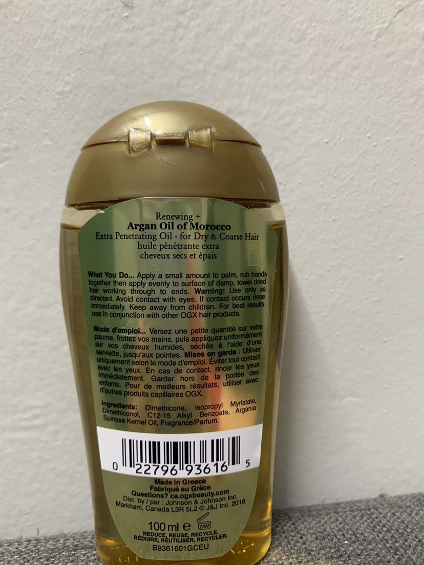 #freecycle Argan hair oil of Morocco