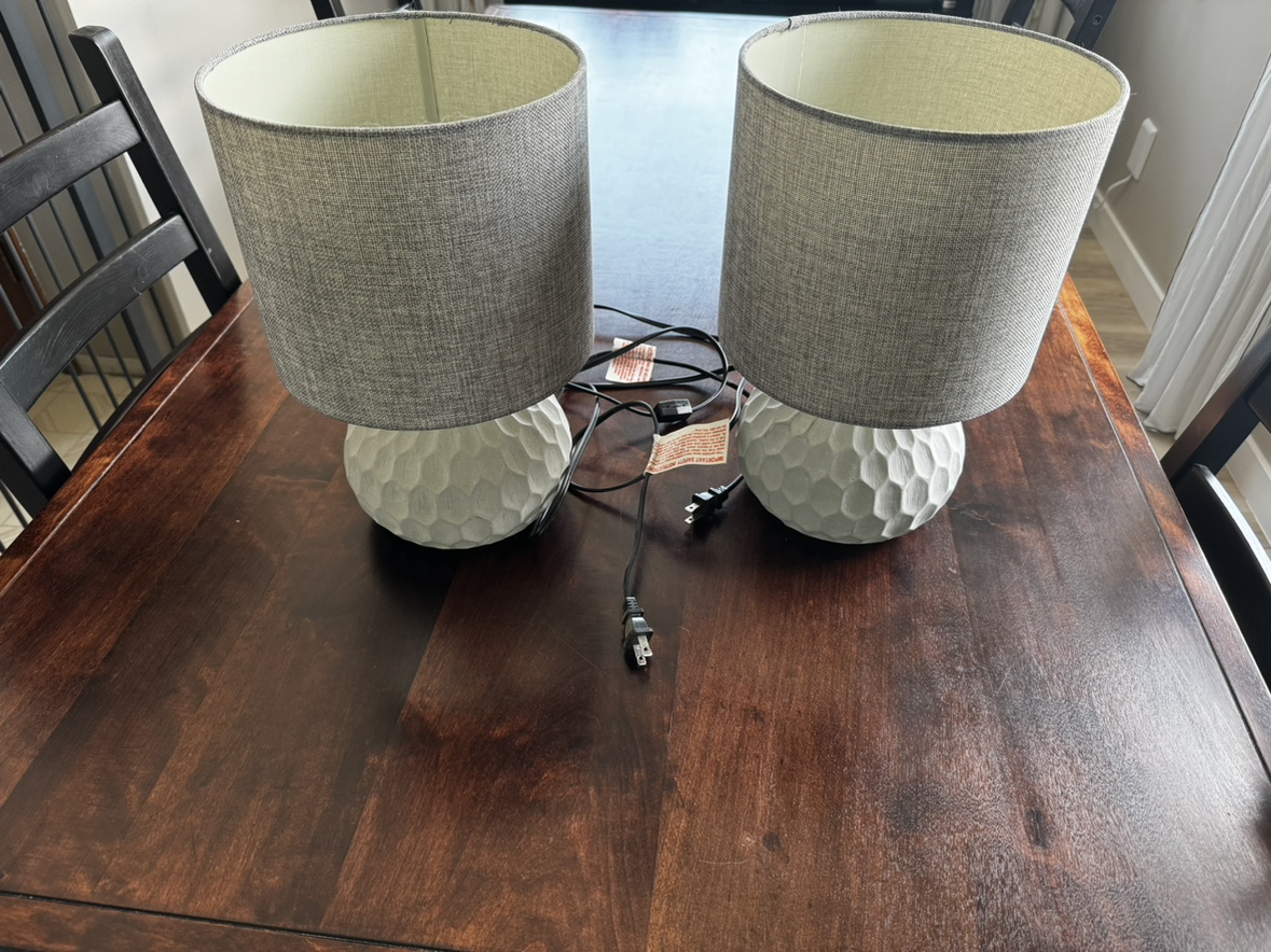 2 concrete lamps - photo 2