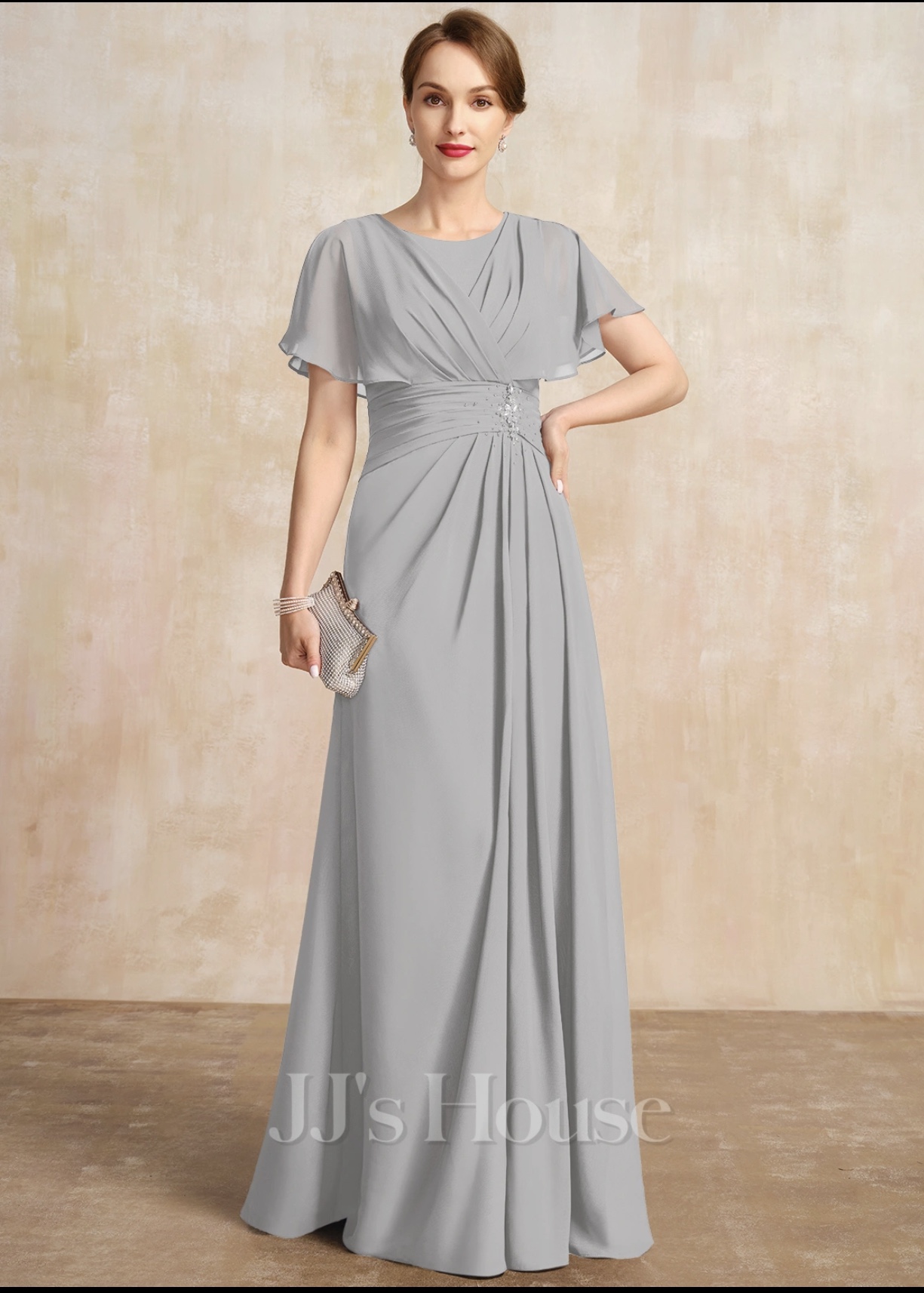 Grey mother of the bride dress - photo 2