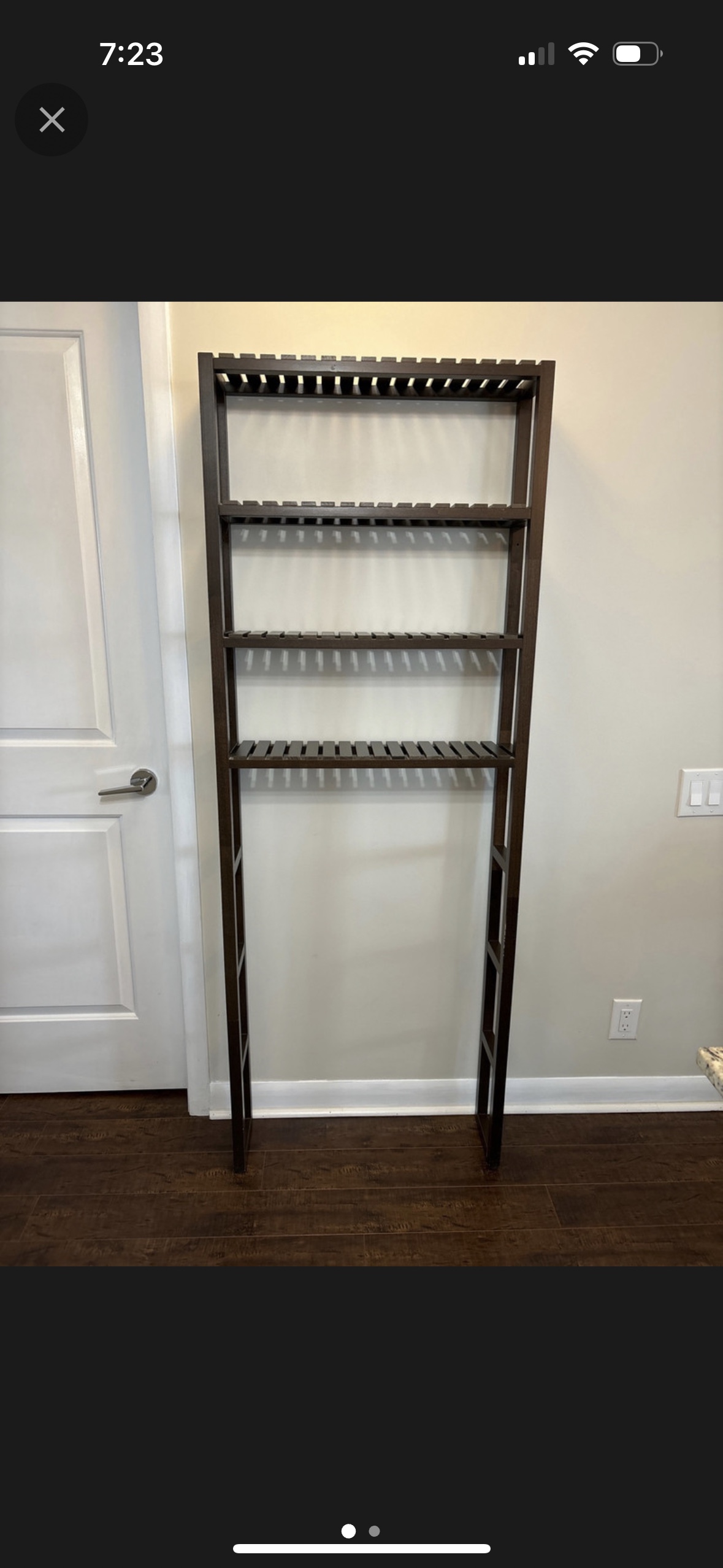 IKEA molger bathroom shelf