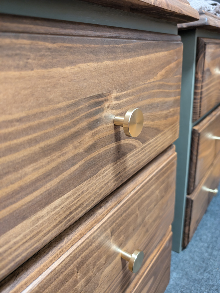Refinished Solid Wood nightstands - photo 5