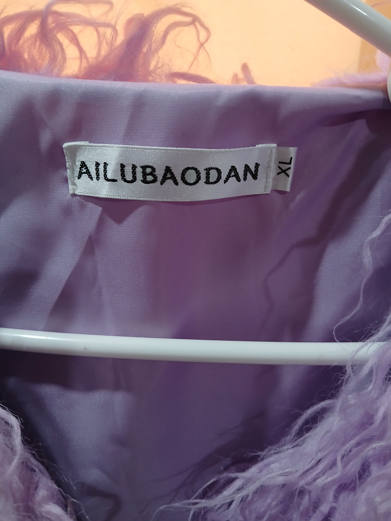 size xl shaggy lavender jacket - photo 2