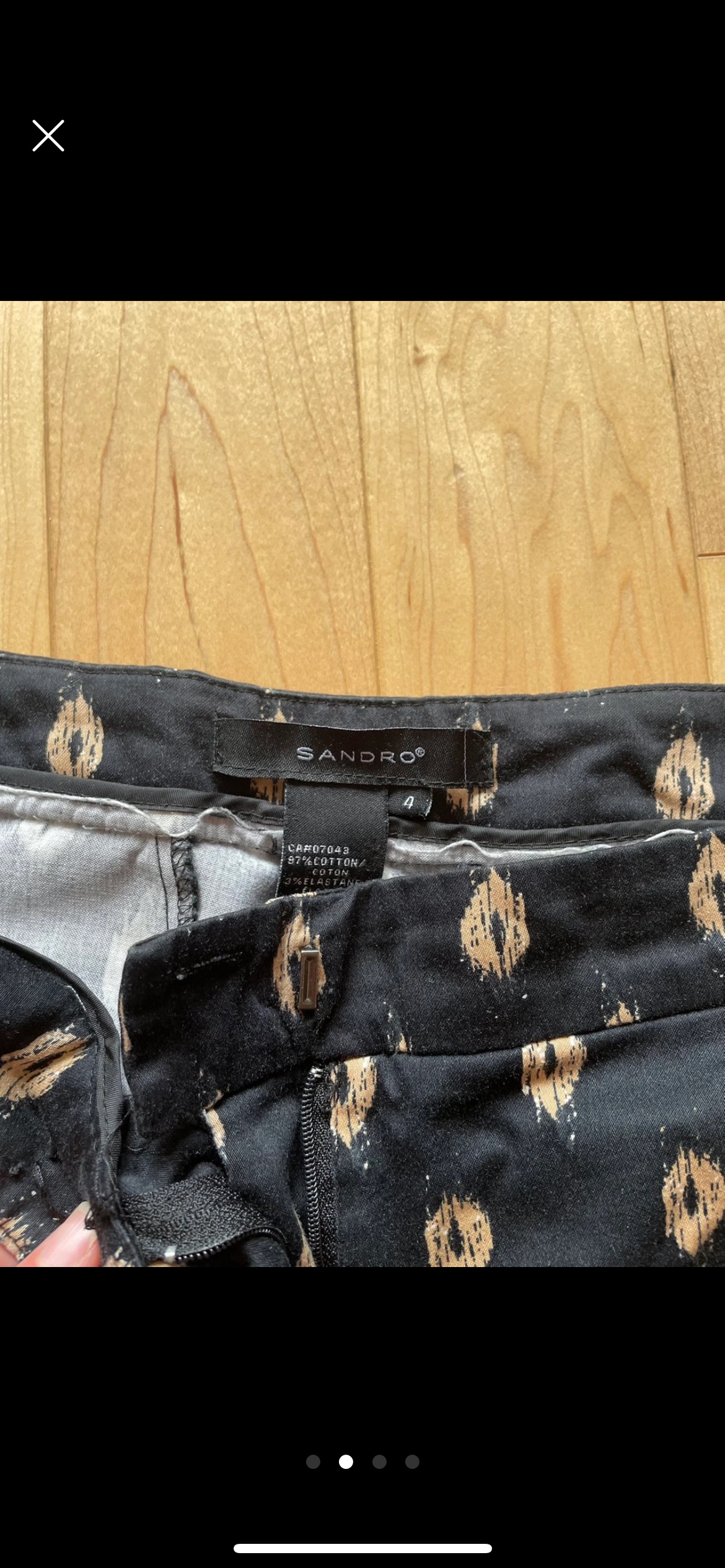 Sandro women’s capri - size 4/6 image indicator(2)