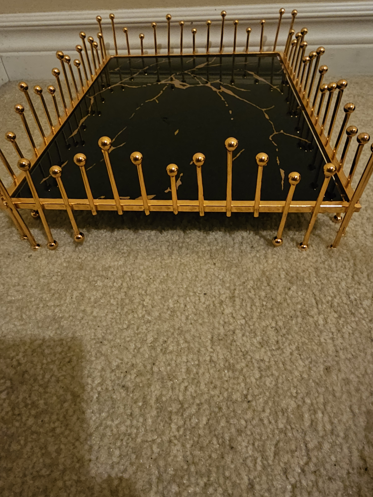 Elegant Golden Tray 🏈 image indicator(3)