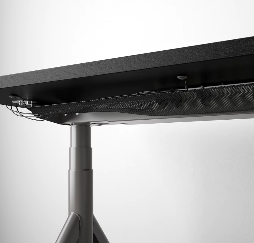 IDÅSEN Desk sit/stand, black/dark gray - photo 4