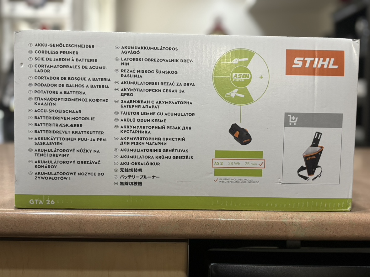 Stihl Cordless Pruner (GTA 26) - photo 3