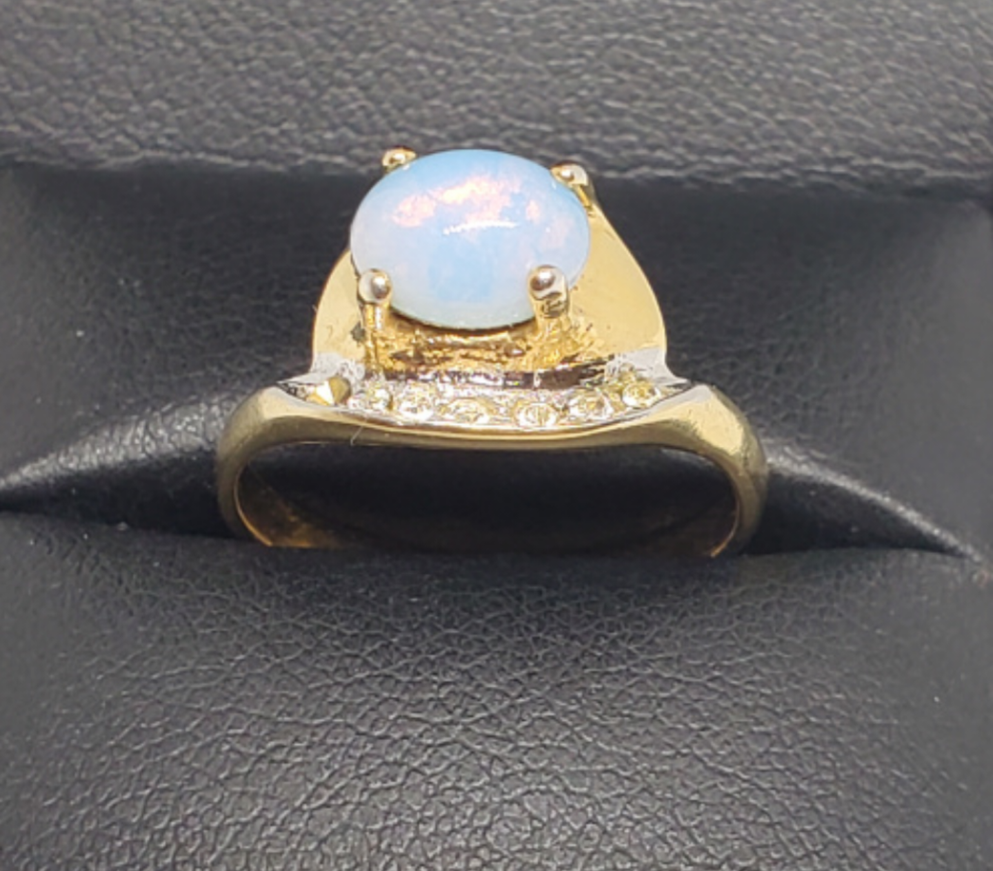 Vtg. Gold Tone Ring - photo 2