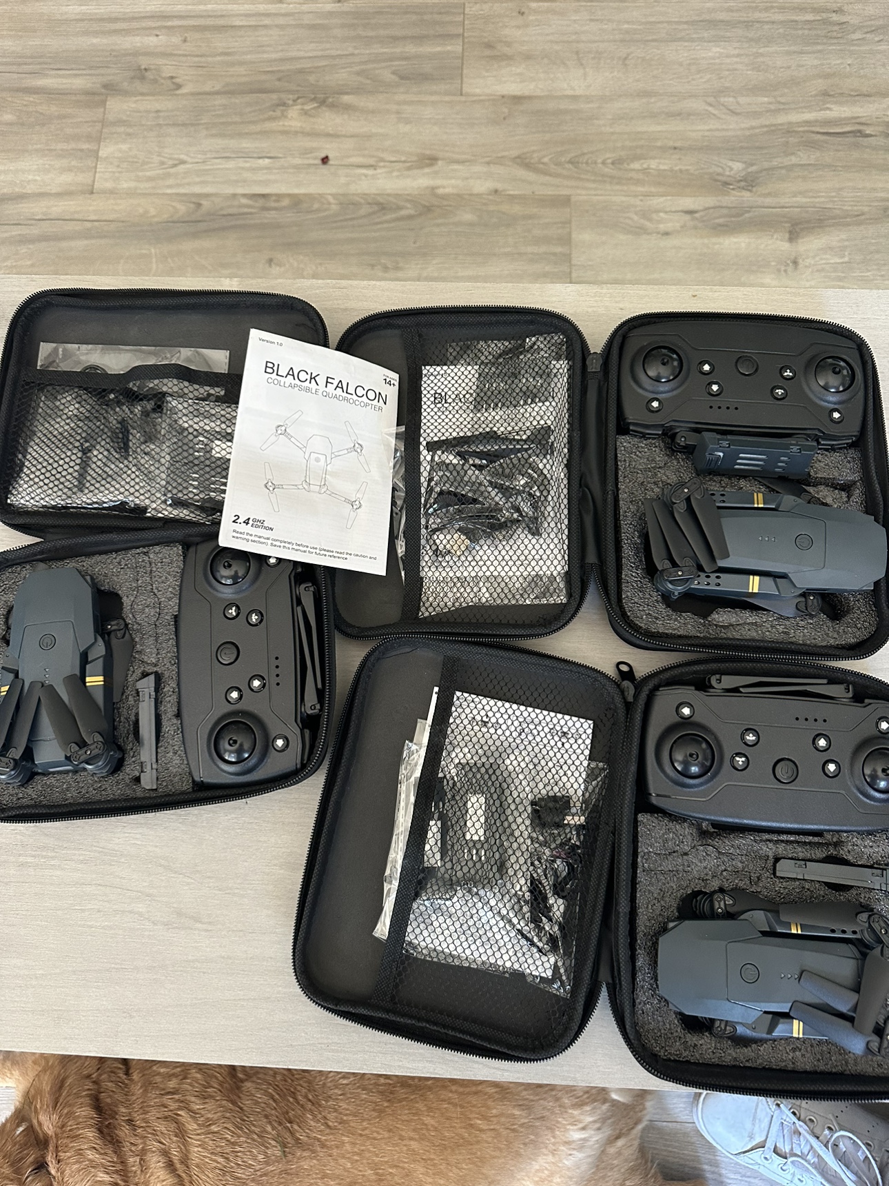 Black Falcon Collapsible Quadrocopter