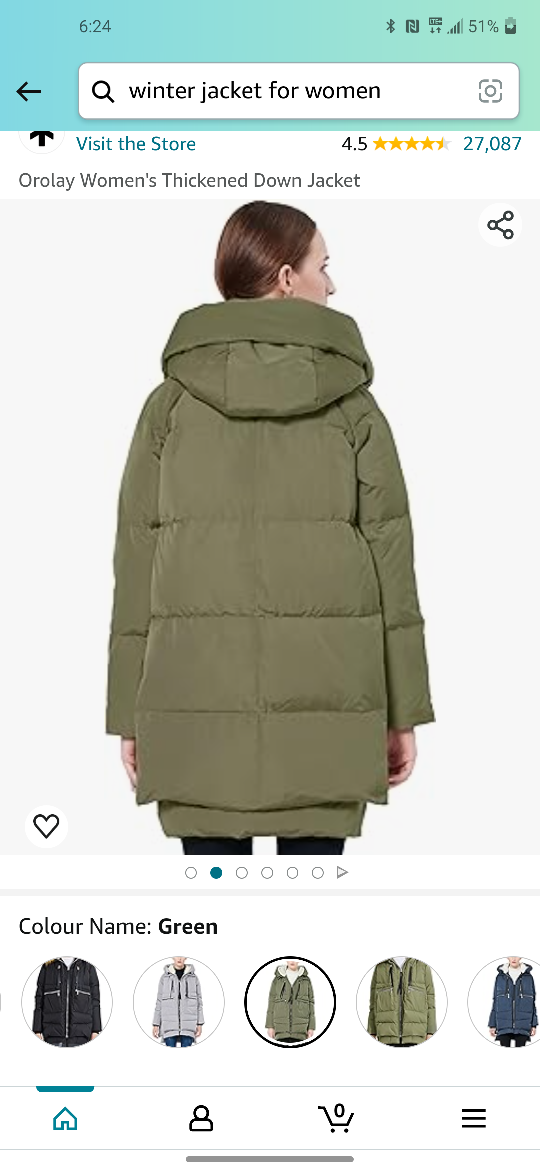 Winter jacket women size M image indicator(2)