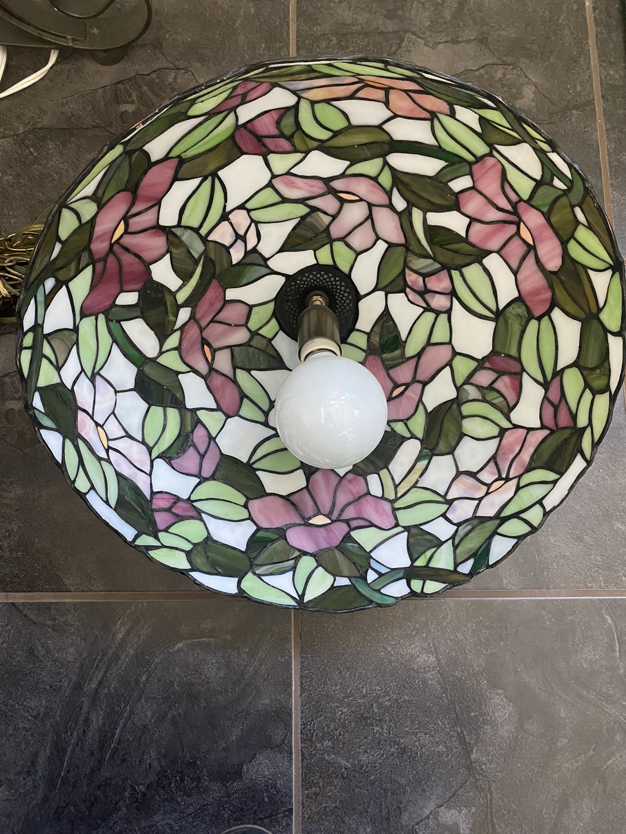 Tiffany Style Stained Glass Ceiling Lamp Fixture Light - photo 2