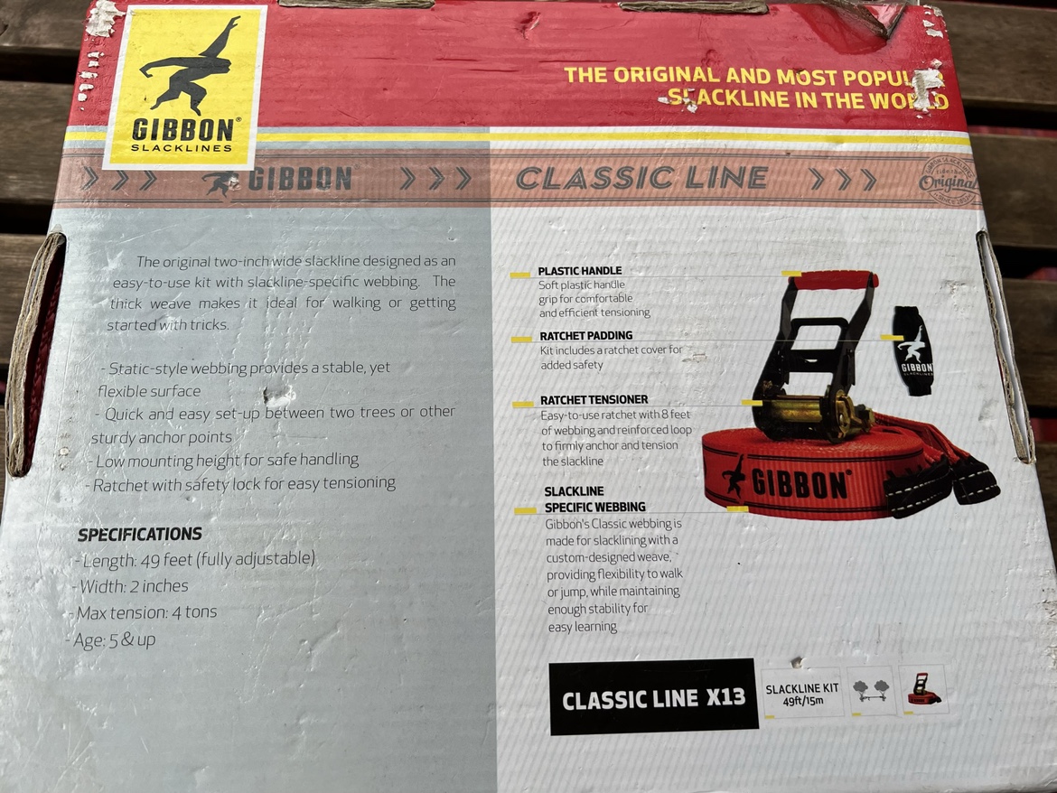 Slackline – Gibbon Classic Line X13 - photo 4
