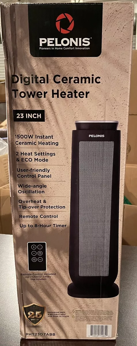 PELONIS 23" Digital Ceramic Tower Heater