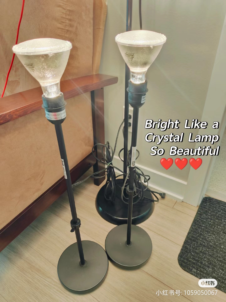 2 Lamp without shade, Light bulb included， 2 For＄10 thumbnail
