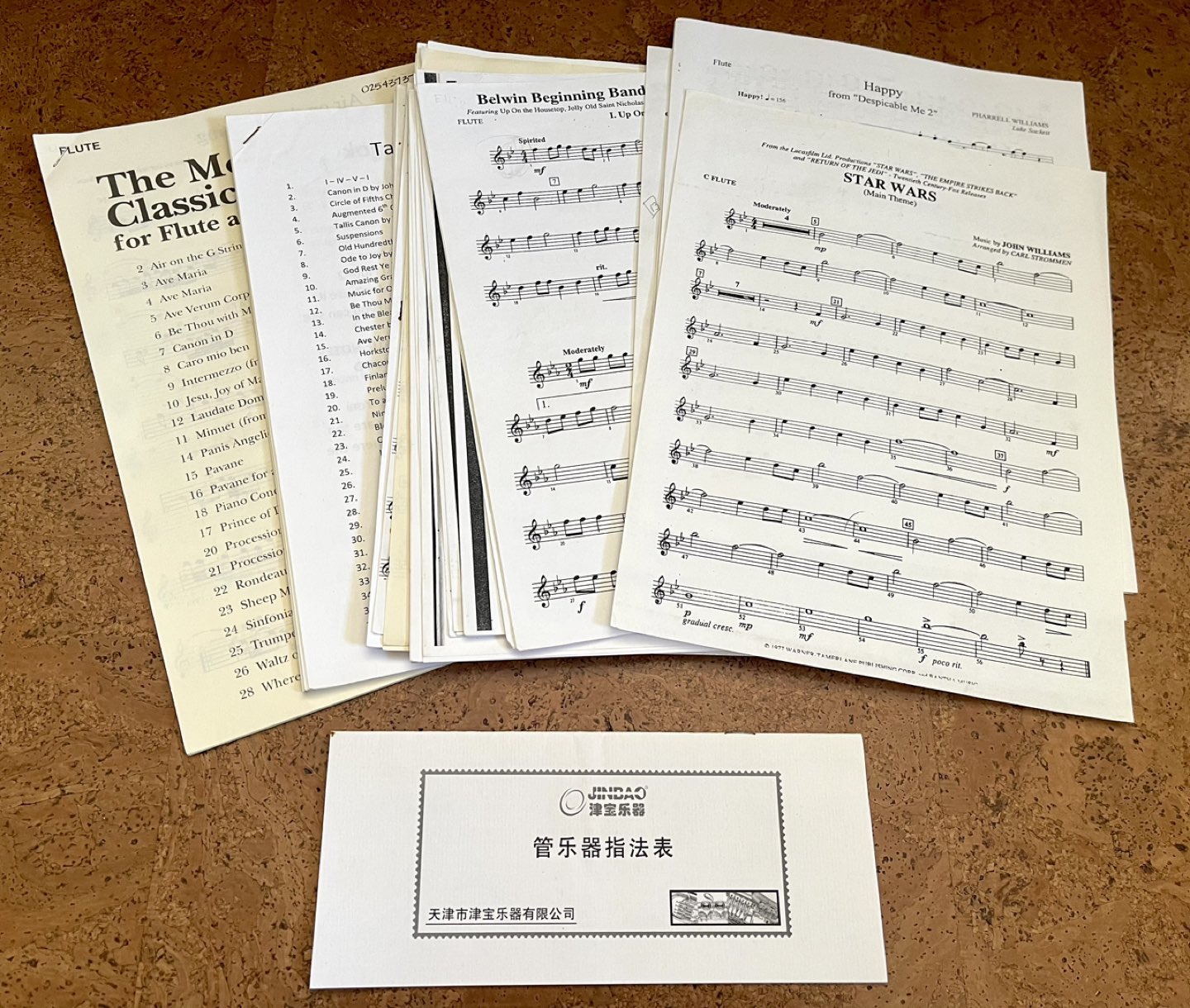 Flute books, sheet music, and CD’s image indicator(3)